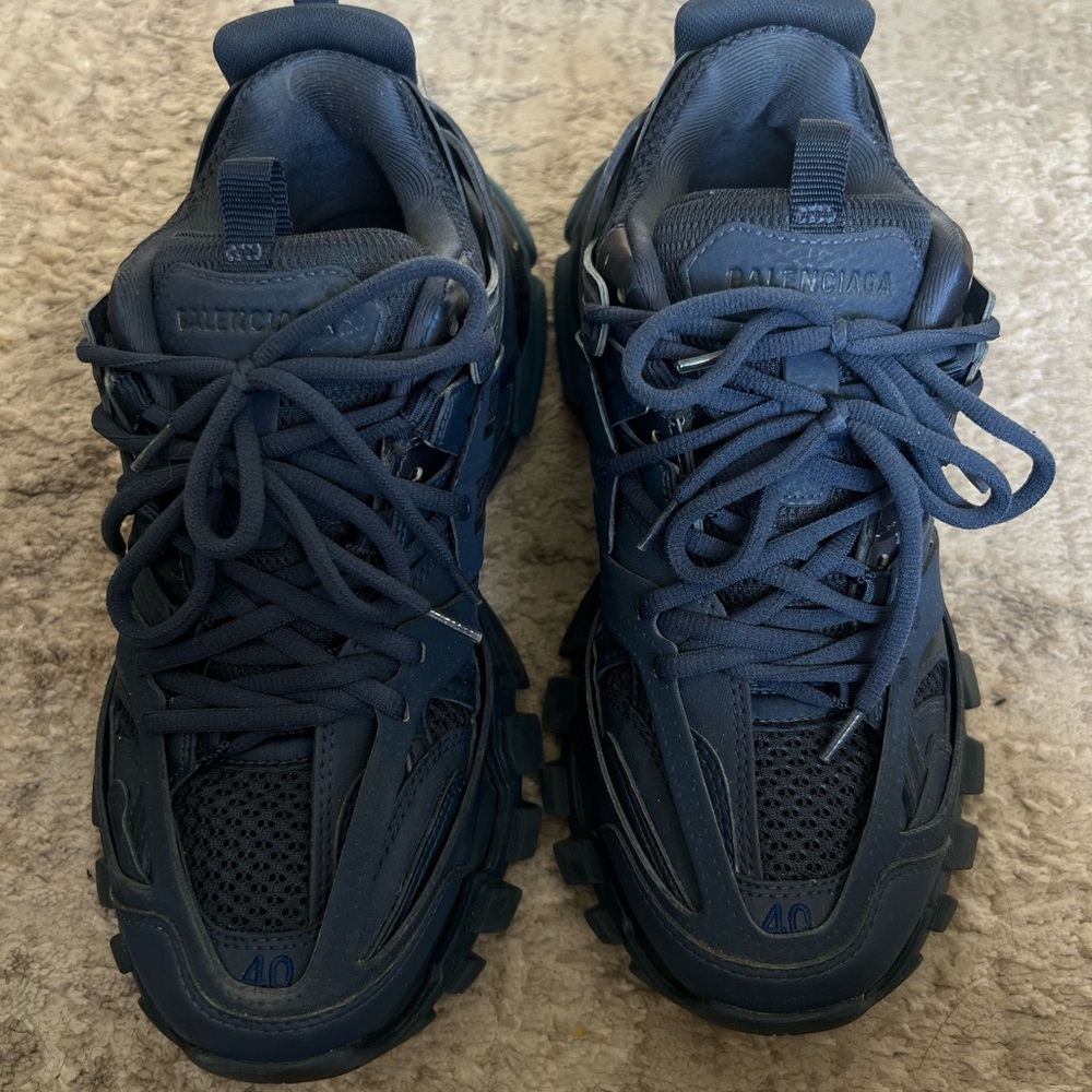 Balenciaga Men's Navy Sneakers